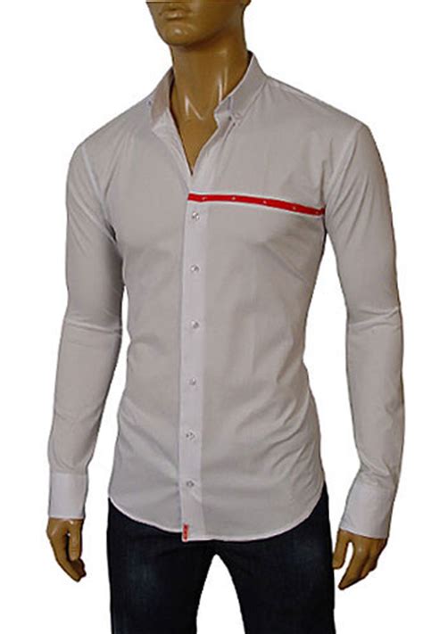 prada dress shirts men's.